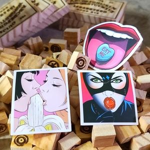 Banana, LolliPop & Eat Me Stickers